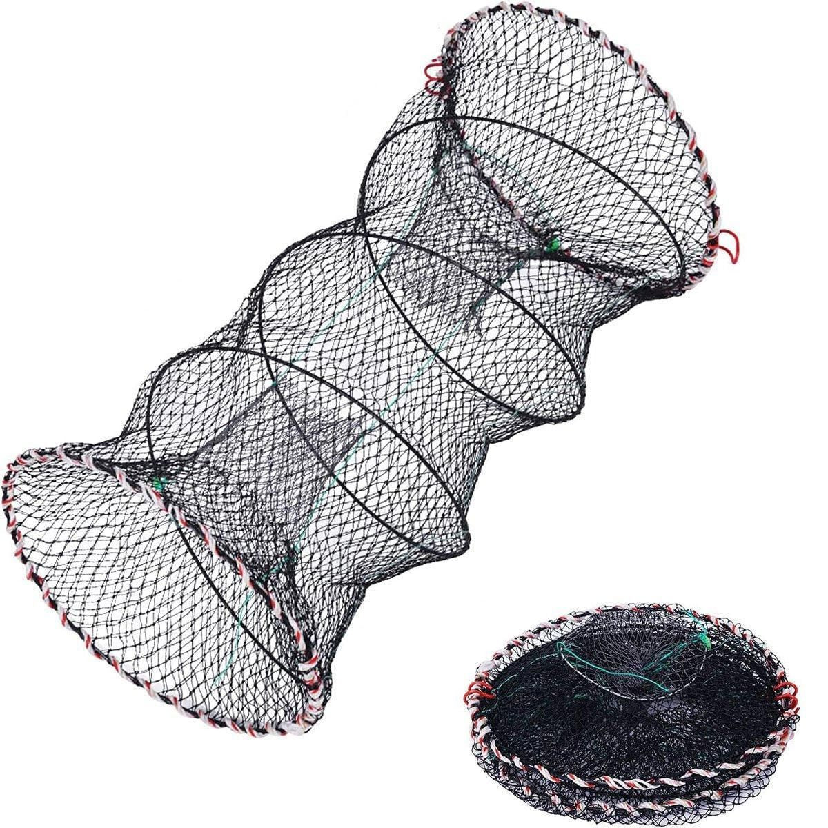 2PCS Shrimp Crab Lobster Fishing Net Fish Trap Cage for Carp Crucian Breeding V528-CRAB-POT-2PCS-491414