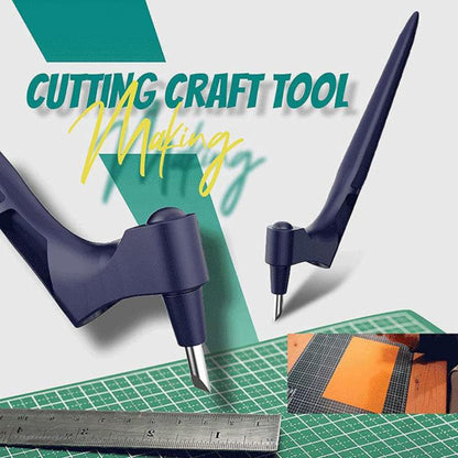 360-Degree Rotating Craft Cutting Tool with Precision Blade for Craft Art - Red V528-CRAFTCUTTINGTOOLS-RED-627644