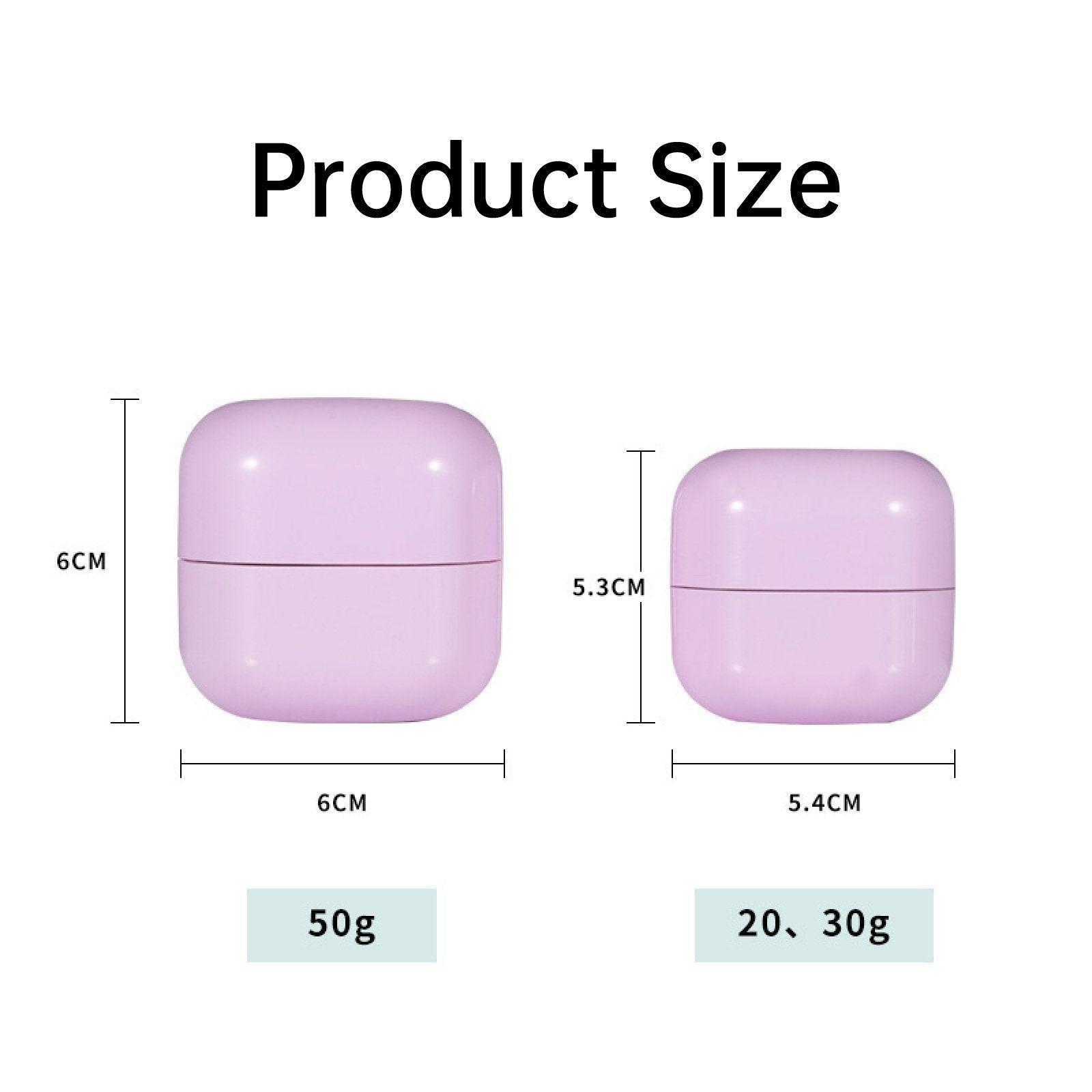 10PCS Square Lightproof Cream Jars Cosmetics Containers Skincare Lotion Makeup Jars - Green 50ml V528-CREAM-BOTTLE-10PCS-50ML-GREEN-810391