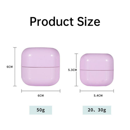 10PCS Square Lightproof Cream Jars Cosmetics Containers Skincare Lotion Makeup Jars - Green 50ml V528-CREAM-BOTTLE-10PCS-50ML-GREEN-810391