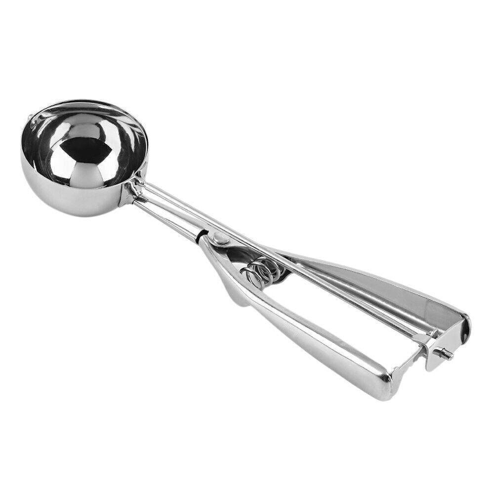 Stainless Steel Icecream Ice Cream Scoop Cookie Dough Mash Spoon Trigger 6Cm Dia V528-CREAMSCOOP-6CM-233169