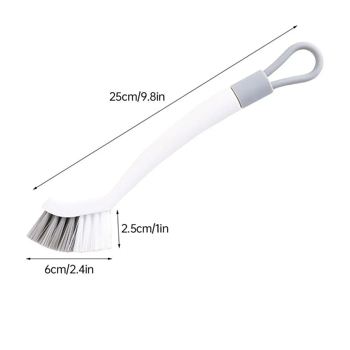1/2pcs Small Brush for Bathroom Tile Wall Floor Gap Corner Seam Cleaning Tool - 1PC V528-CREVICE-BRUSH-1PCS-862449