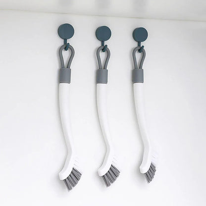 1/2pcs Small Brush for Bathroom Tile Wall Floor Gap Corner Seam Cleaning Tool - 1PC V528-CREVICE-BRUSH-1PCS-862449