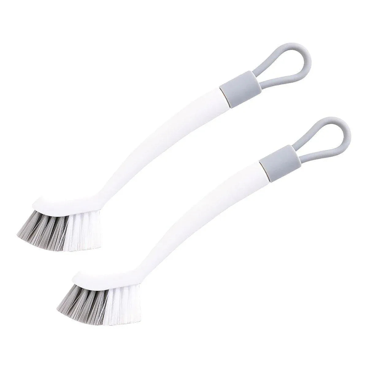 1/2pcs Small Brush for Bathroom Tile Wall Floor Gap Corner Seam Cleaning Tool - 2PCS V528-CREVICE-BRUSH-2PCS-884019