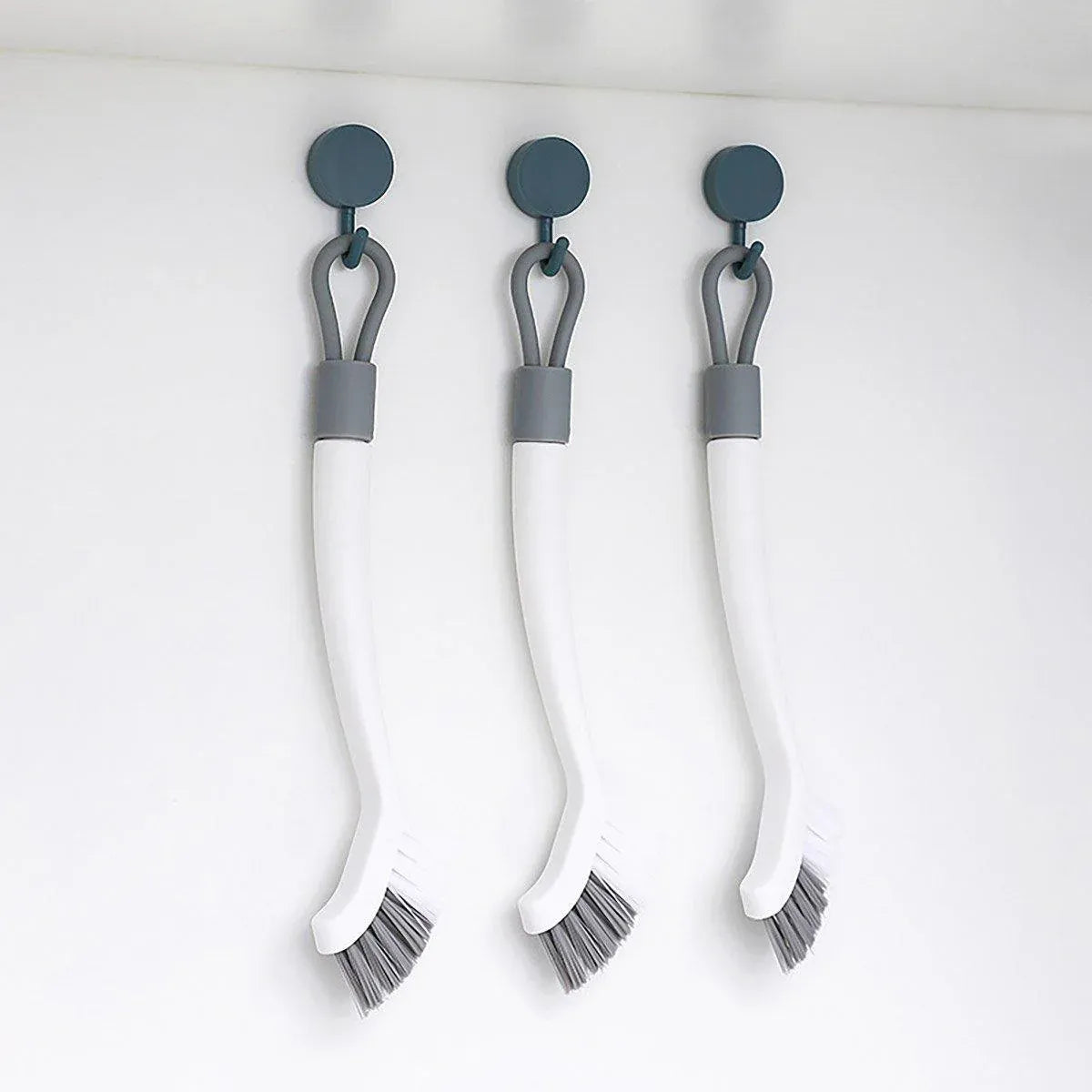 1/2pcs Small Brush for Bathroom Tile Wall Floor Gap Corner Seam Cleaning Tool - 2PCS V528-CREVICE-BRUSH-2PCS-884019