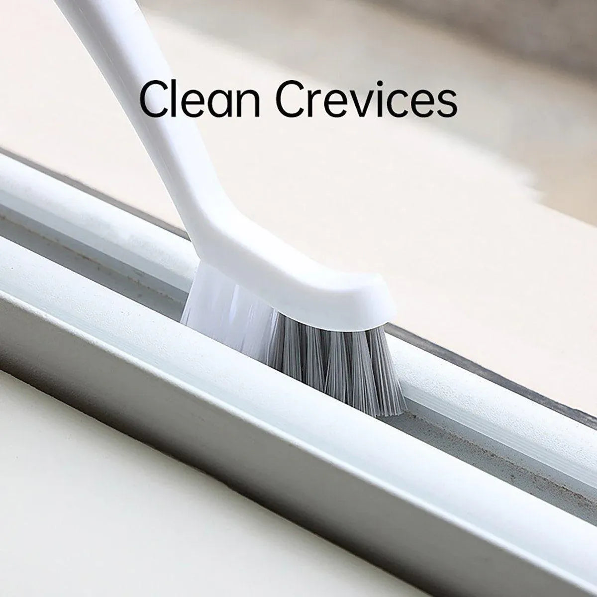 1/2pcs Small Brush for Bathroom Tile Wall Floor Gap Corner Seam Cleaning Tool - 2PCS V528-CREVICE-BRUSH-2PCS-884019