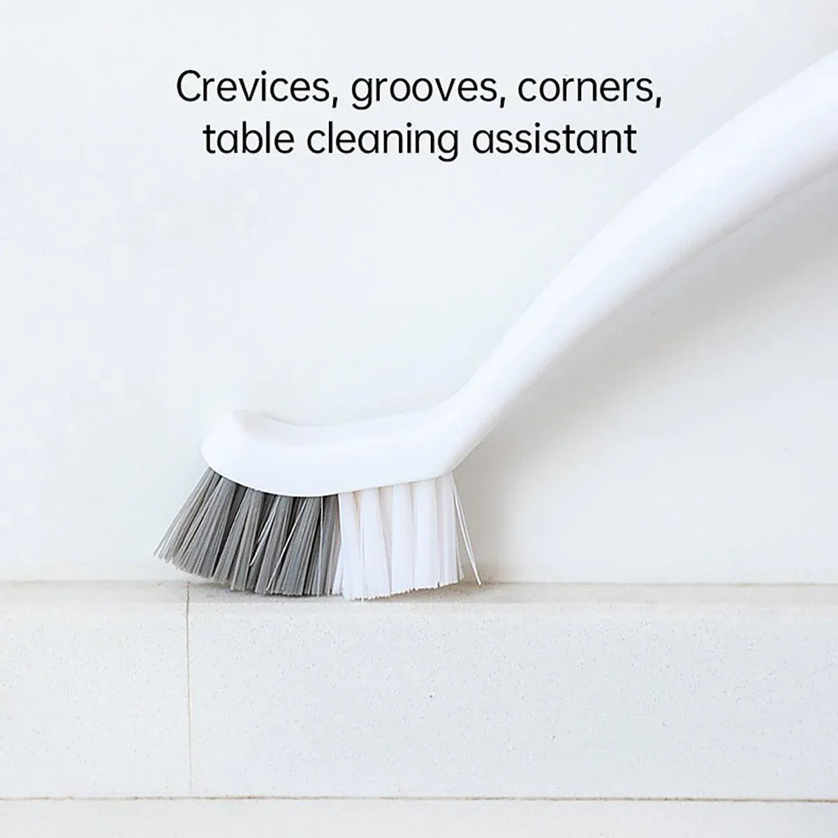 1/2pcs Small Brush for Bathroom Tile Wall Floor Gap Corner Seam Cleaning Tool - 2PCS V528-CREVICE-BRUSH-2PCS-884019