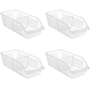 4pcs Refrigerator Storage Box Transparent Plastic Household Organizer Kitchen V528-CRISPER-4PCS-804922