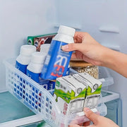 4pcs Refrigerator Storage Box Transparent Plastic Household Organizer Kitchen V528-CRISPER-4PCS-804922