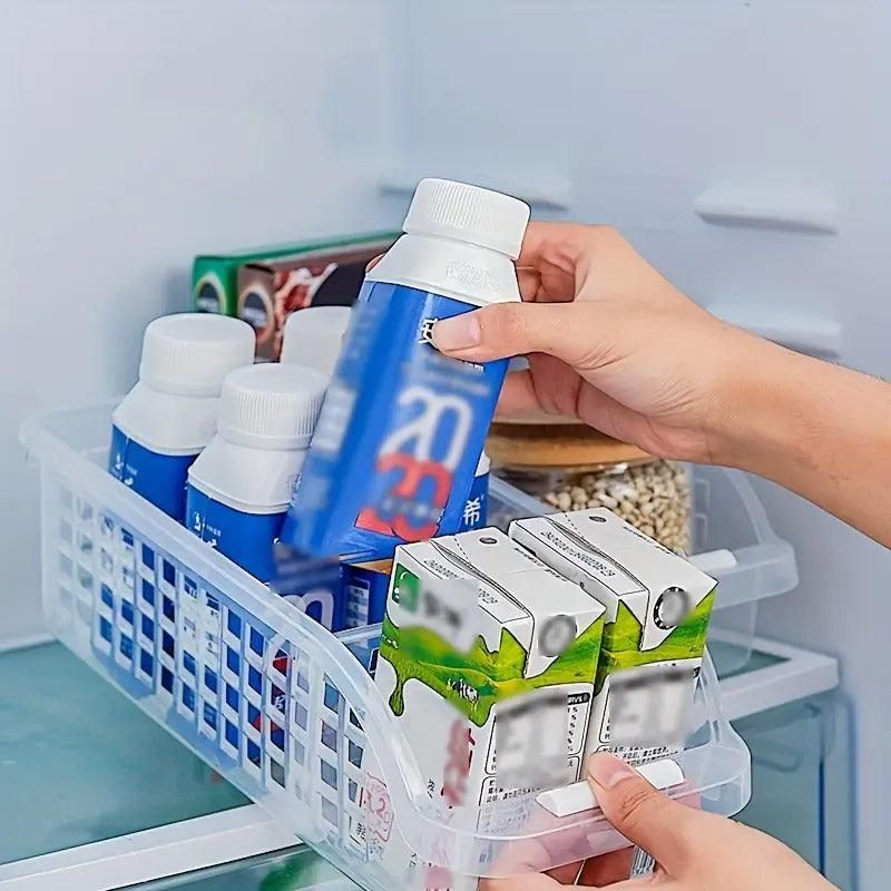 4pcs Refrigerator Storage Box Transparent Plastic Household Organizer Kitchen V528-CRISPER-4PCS-804922