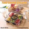 Portable Household Kitchen Refrigerator Storage Box Food Organizer Fresh Keeper - Black V528-CRISPER-BLACK-139066