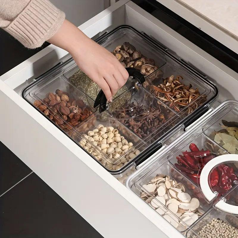 Portable Household Kitchen Refrigerator Storage Box Food Organizer Fresh Keeper - Black V528-CRISPER-BLACK-139066