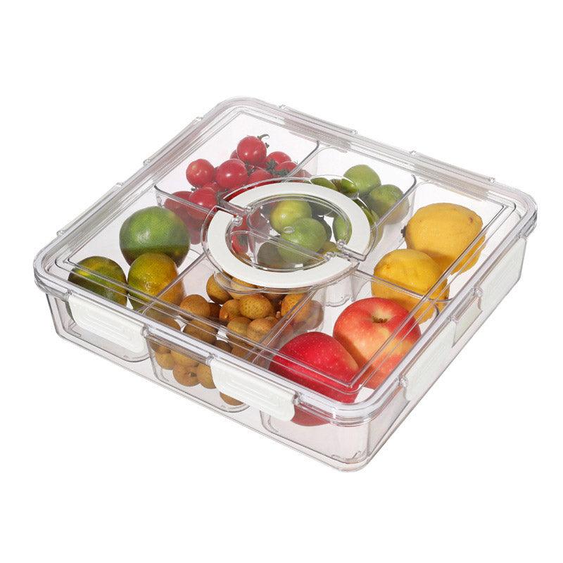 Portable Household Kitchen Refrigerator Storage Box Food Organizer Fresh Keeper - Black V528-CRISPER-BLACK-139066