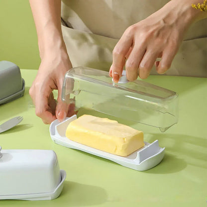 Butter Cheese Box Crisper Fruit Storage Container Multi Purpose Food Organizer V528-CRISPER-TRANSPARENT-727271