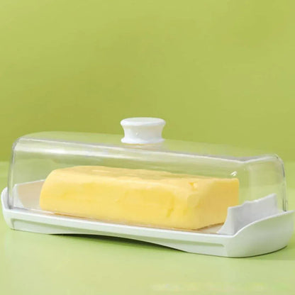 Butter Cheese Box Crisper Fruit Storage Container Multi Purpose Food Organizer V528-CRISPER-TRANSPARENT-727271