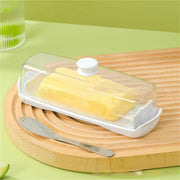 Butter Cheese Box Crisper Fruit Storage Container Multi Purpose Food Organizer V528-CRISPER-TRANSPARENT-727271