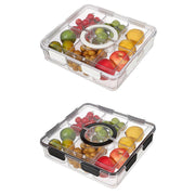 Portable Household Kitchen Refrigerator Storage Box Food Organizer Fresh Keeper - White V528-CRISPER-WHITE-773195