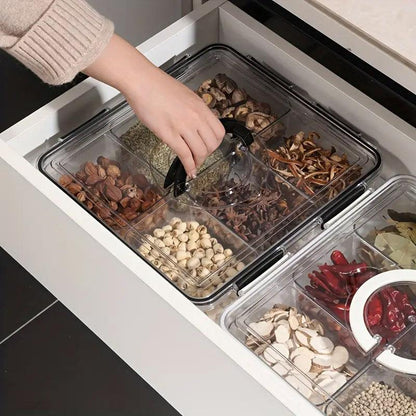 Portable Household Kitchen Refrigerator Storage Box Food Organizer Fresh Keeper - White V528-CRISPER-WHITE-773195