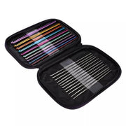 22PCS Crochet Hook Set Aluminium Knitting Needles with Case for DIY Yarn Craft V528-CROCHETHOOK-371952