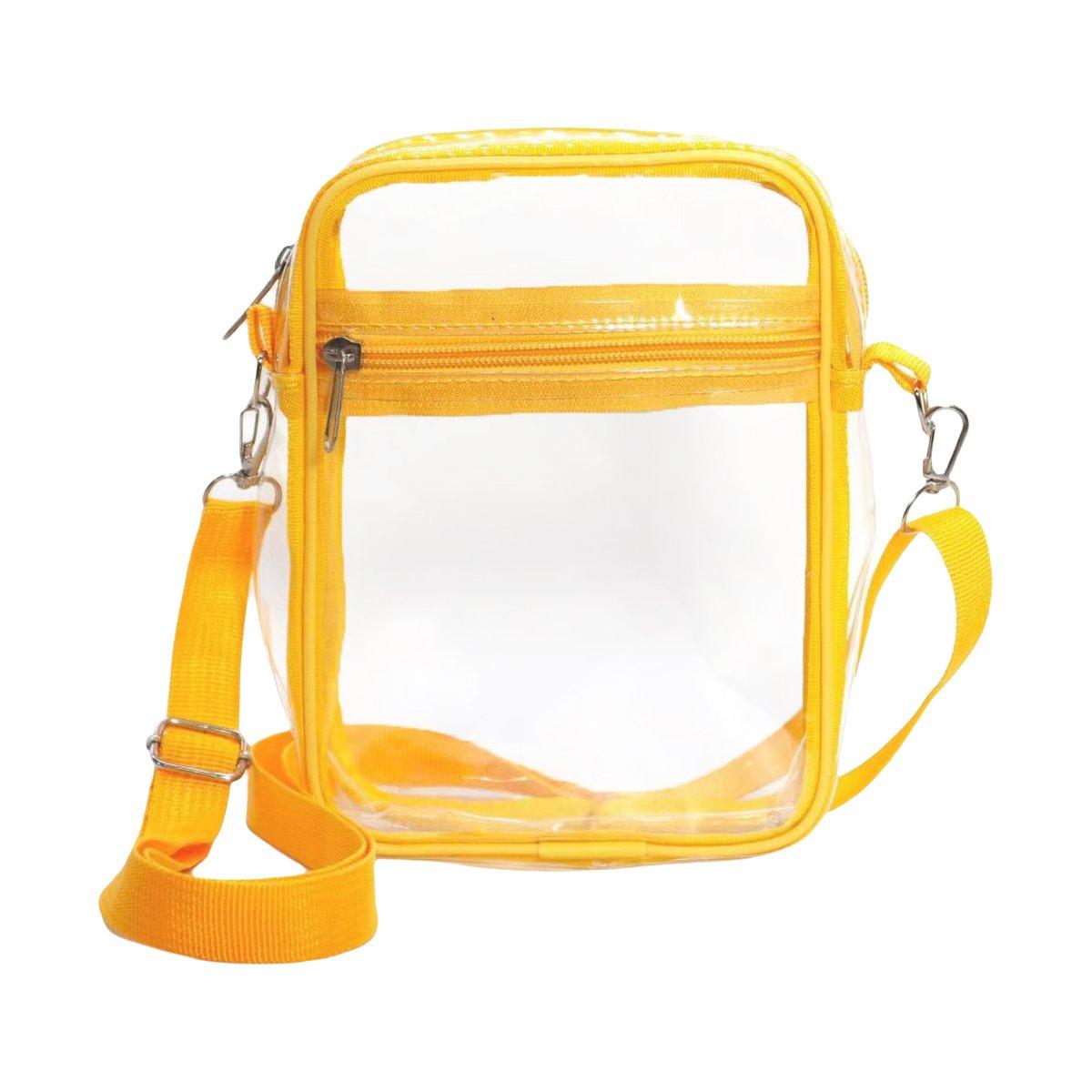 Transparent Crossbody Bag Clear Stylish Handbag for Men and Women Daily Use - Black V528-CROSSBODY-BAG-BLACK-154825