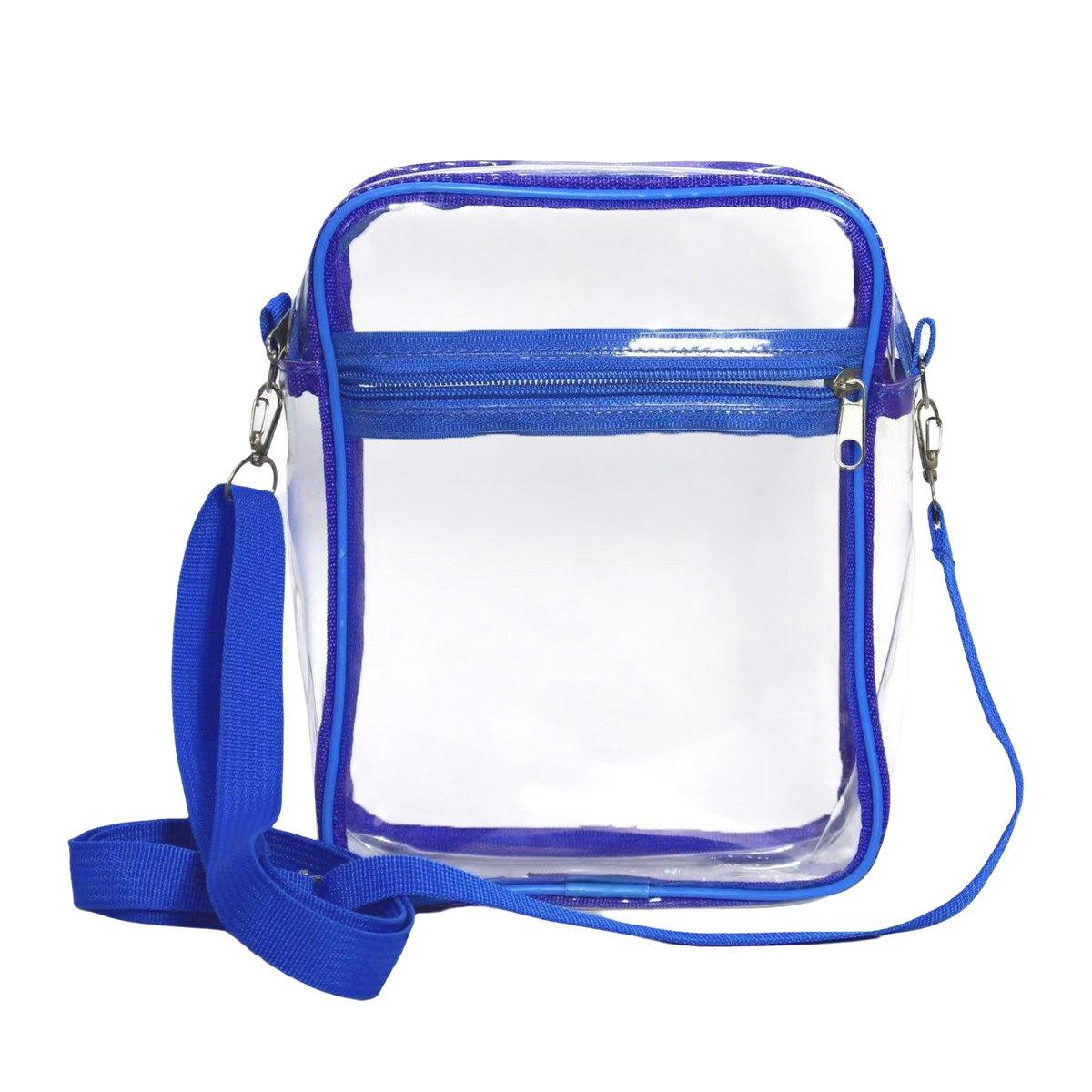 Transparent Crossbody Bag Clear Stylish Handbag for Men and Women Daily Use - Black V528-CROSSBODY-BAG-BLACK-154825