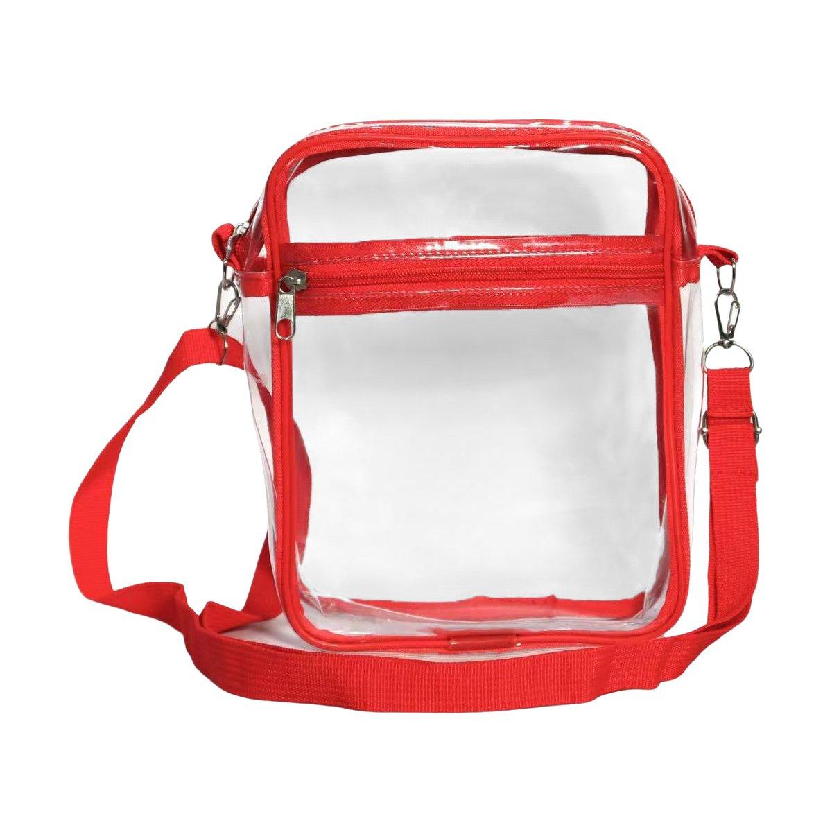 Transparent Crossbody Bag Clear Stylish Handbag for Men and Women Daily Use - Black V528-CROSSBODY-BAG-BLACK-154825