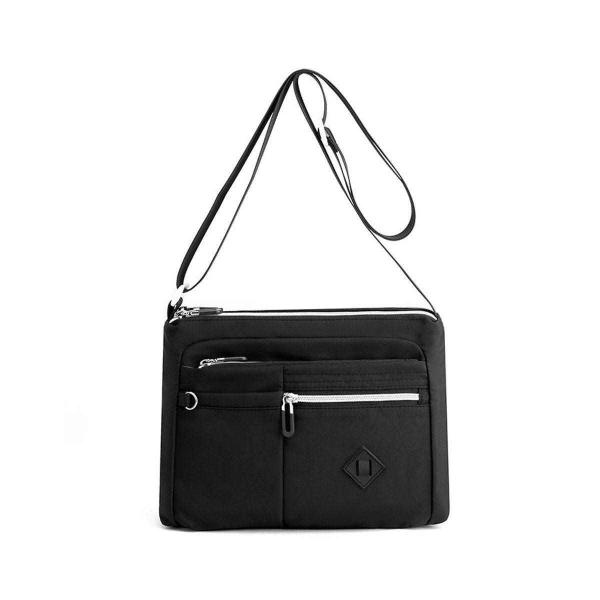 Ladies Large Capacity Crossbody Bag Single Shoulder Small Square Bag Handbag - Grey V528-CROSSBODY-BAG-GREY-821158
