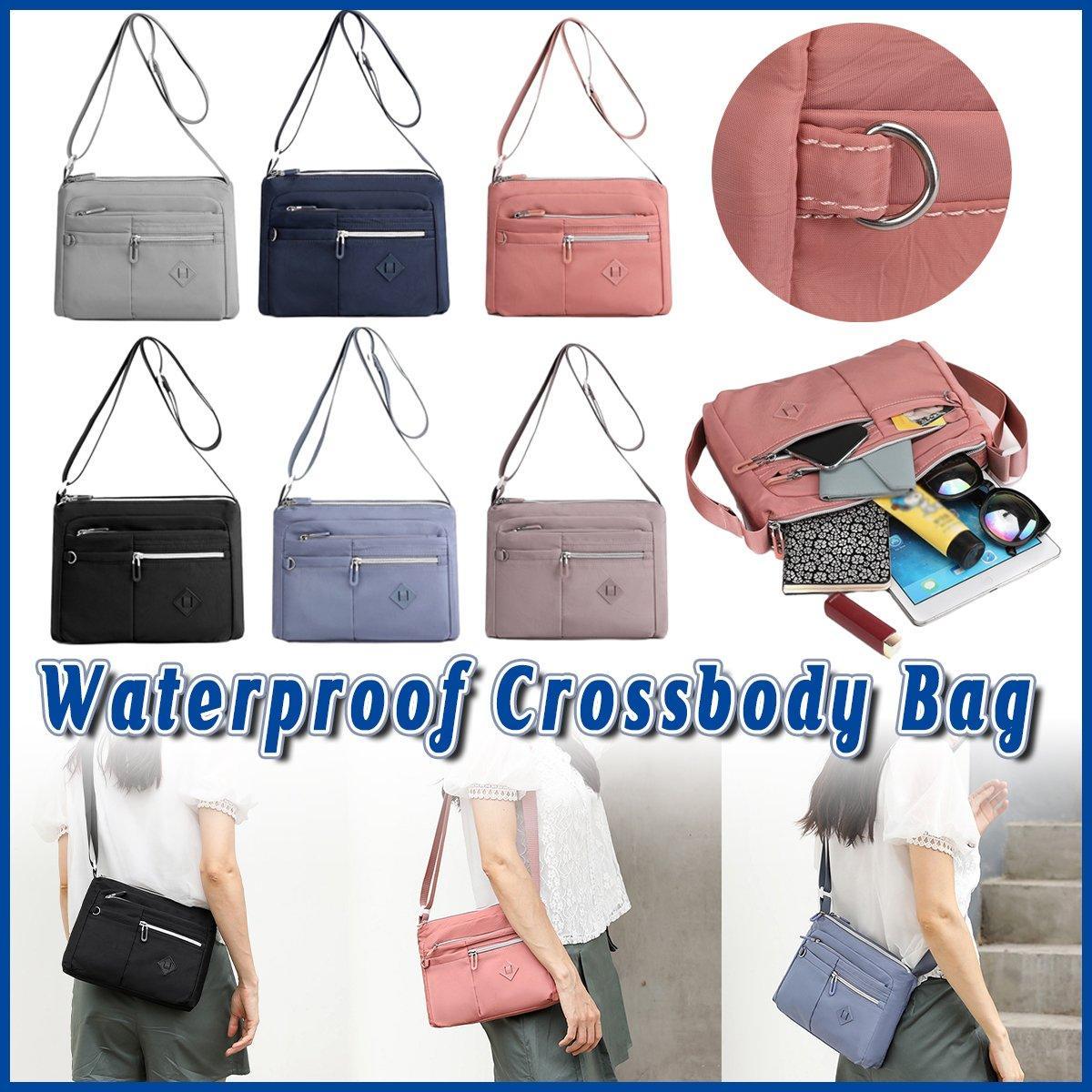 Ladies Large Capacity Crossbody Bag Single Shoulder Small Square Bag Handbag - Pink V528-CROSSBODY-BAG-PINK-305482