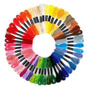 50/100 Colours Colourful Egyptian Cross Stitch Cotton Embroidery Threads - 50PCS (50 Colours) V528-CROSSSTITCH-50COLOURS-404212