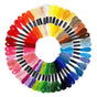 50/100 Colours Colourful Egyptian Cross Stitch Cotton Embroidery Threads - 50PCS (50 Colours) V528-CROSSSTITCH-50COLOURS-404212