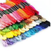 50/100 Colours Colourful Egyptian Cross Stitch Cotton Embroidery Threads - 50PCS (50 Colours) V528-CROSSSTITCH-50COLOURS-404212