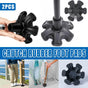 2PCS 19MM Non-Slip Rubber Foot Pads for Walking Cane Crutch Support Replacement V528-CRUTCH-PAD-2PCS-19MM-806219