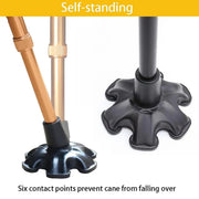 2PCS 19MM Non-Slip Rubber Foot Pads for Walking Cane Crutch Support Replacement V528-CRUTCH-PAD-2PCS-19MM-806219