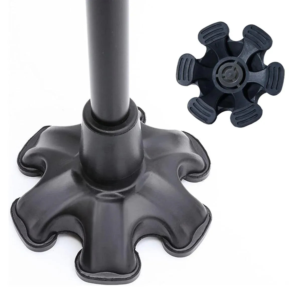 2PCS 19MM Non-Slip Rubber Foot Pads for Walking Cane Crutch Support Replacement V528-CRUTCH-PAD-2PCS-19MM-806219