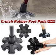 2PCS 19MM Non-Slip Rubber Foot Pads for Walking Cane Crutch Support Replacement V528-CRUTCH-PAD-2PCS-19MM-806219