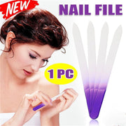 Durable Crystal Glass Nail File Buffer Art Files Manicure V528-CRYSTAL-GLASS-NAIL-PURPLE-145443