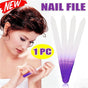 Durable Crystal Glass Nail File Buffer Art Files Manicure V528-CRYSTAL-GLASS-NAIL-PURPLE-145443