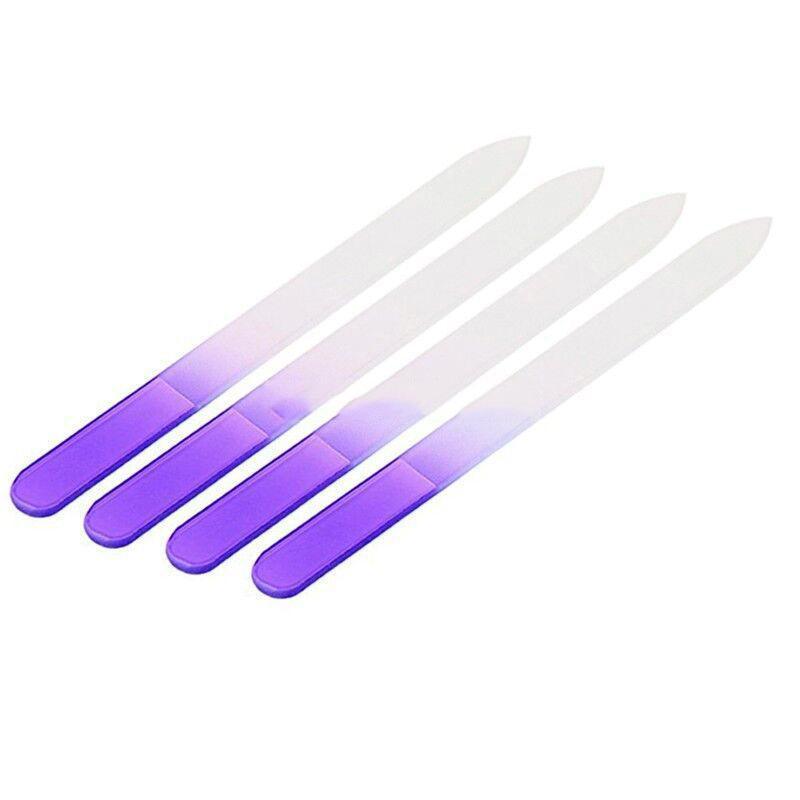 Durable Crystal Glass Nail File Buffer Art Files Manicure V528-CRYSTAL-GLASS-NAIL-PURPLE-145443
