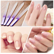 Durable Crystal Glass Nail File Buffer Art Files Manicure V528-CRYSTAL-GLASS-NAIL-PURPLE-145443