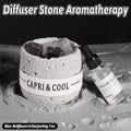 Crystal Stone Oil Diffuser Passive Aromatherapy Set White Natural Bedroom Decor - Blue Bellflower V528-CRYSTAL-STONE-BLUEBELL-247962