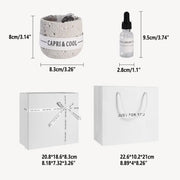 Crystal Stone Oil Diffuser Passive Aromatherapy Set White Natural Bedroom Decor - Blue Bellflower V528-CRYSTAL-STONE-BLUEBELL-247962