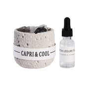 Crystal Stone Oil Diffuser Passive Aromatherapy Set White Natural Bedroom Decor - Blue Bellflower V528-CRYSTAL-STONE-BLUEBELL-247962