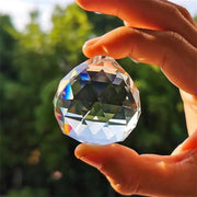 12Pcs 30mm Suncatcher Chandelier Clear Glass Prism Crystal Ball Pendant Set V528-CRYSTALPENDANT12PCS-506124