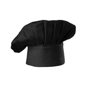 Adjustable Chef Cap with Elastic Band for Kitchen Cooking Baking Catering Use - Black Flatware V528-CSM-HCJ-879465