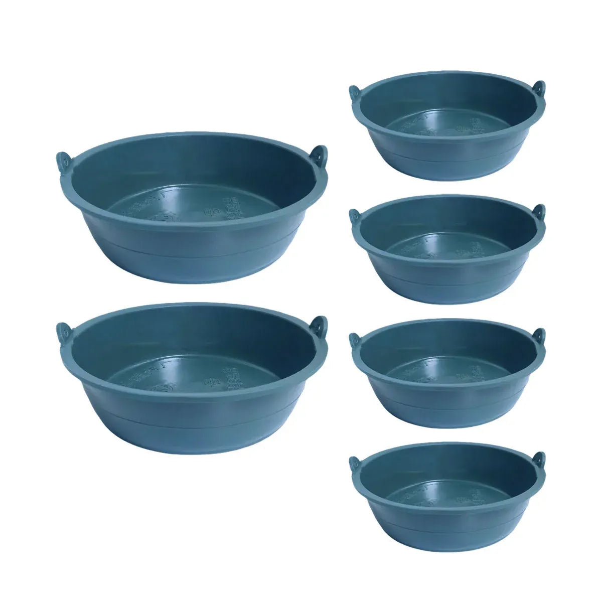 Chicken Feeding Basin 6pcs Plastic Breeding Trough Bowl Farm Feeder Container V528-CULTURE-POT-S-6PCS-772758