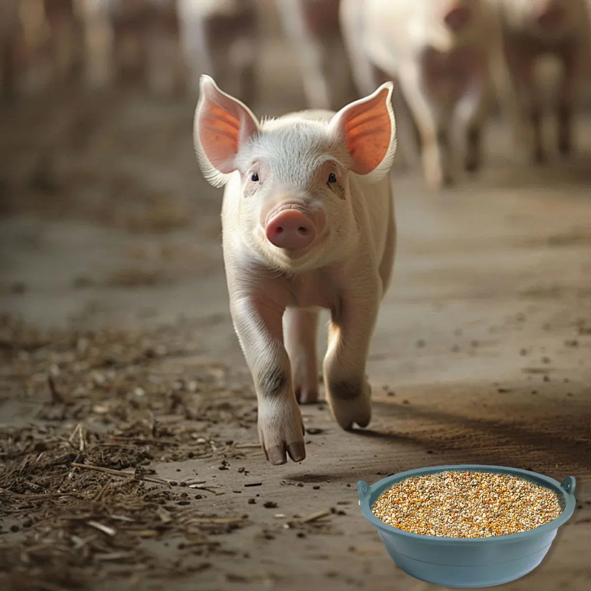 Chicken Feeding Basin 6pcs Plastic Breeding Trough Bowl Farm Feeder Container V528-CULTURE-POT-S-6PCS-772758