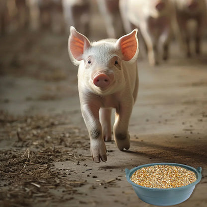 Chicken Feeding Basin 6pcs Plastic Breeding Trough Bowl Farm Feeder Container V528-CULTURE-POT-S-6PCS-772758