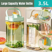Large Capacity 3.5L Cold Water Kettle Home Use Beverage Dispenser Jug Mug - Green V528-CUP-3500ML-GREEN-763027