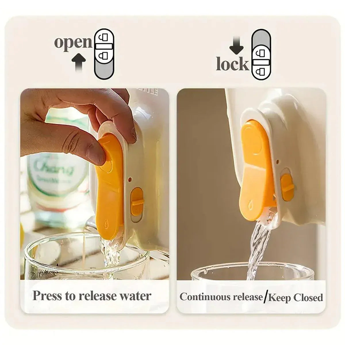 Large Capacity 3.5L Cold Water Kettle Home Use Beverage Dispenser Jug Mug - White V528-CUP-3500ML-WHITE-962793