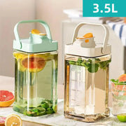 Large Capacity 3.5L Cold Water Kettle Home Use Beverage Dispenser Jug Mug - White V528-CUP-3500ML-WHITE-962793